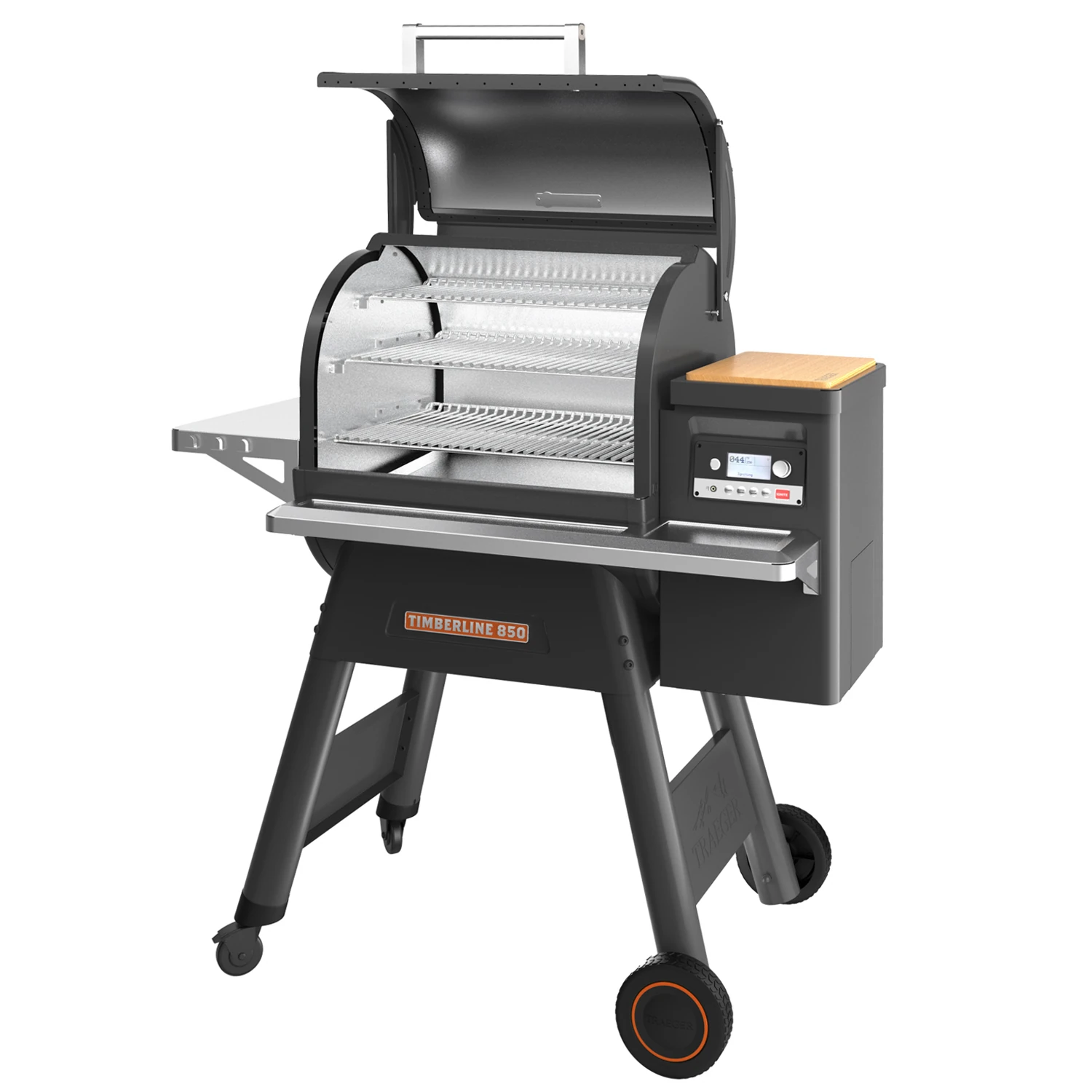 Traeger Timberline 850 Pelletgrill – XXL Grillfläche 5.484cm² – D2 Controller – WiFi – Schwarz