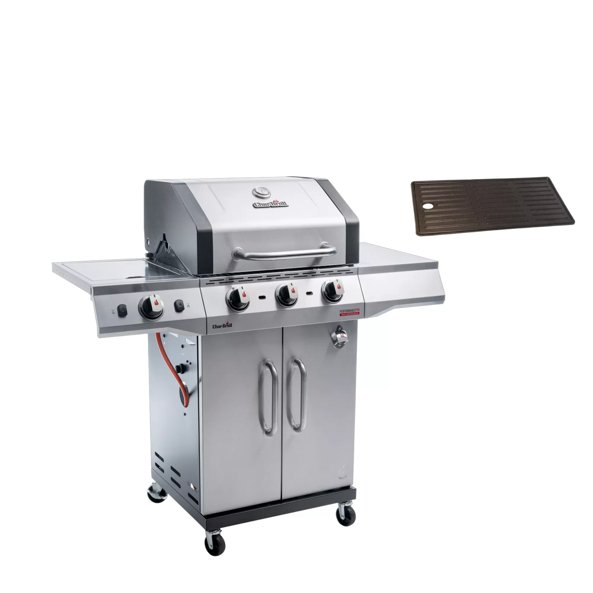 Char-Broil Performance PRO S 3 Gasgrill – 3 Brenner – TRU-Infrared – Seitenbrenner – Edelstahl Char-Broil Performance PRO S 3 Gasgrill – 3 Brenner – TRU-Infrared – Seitenbrenner – Edelstahl