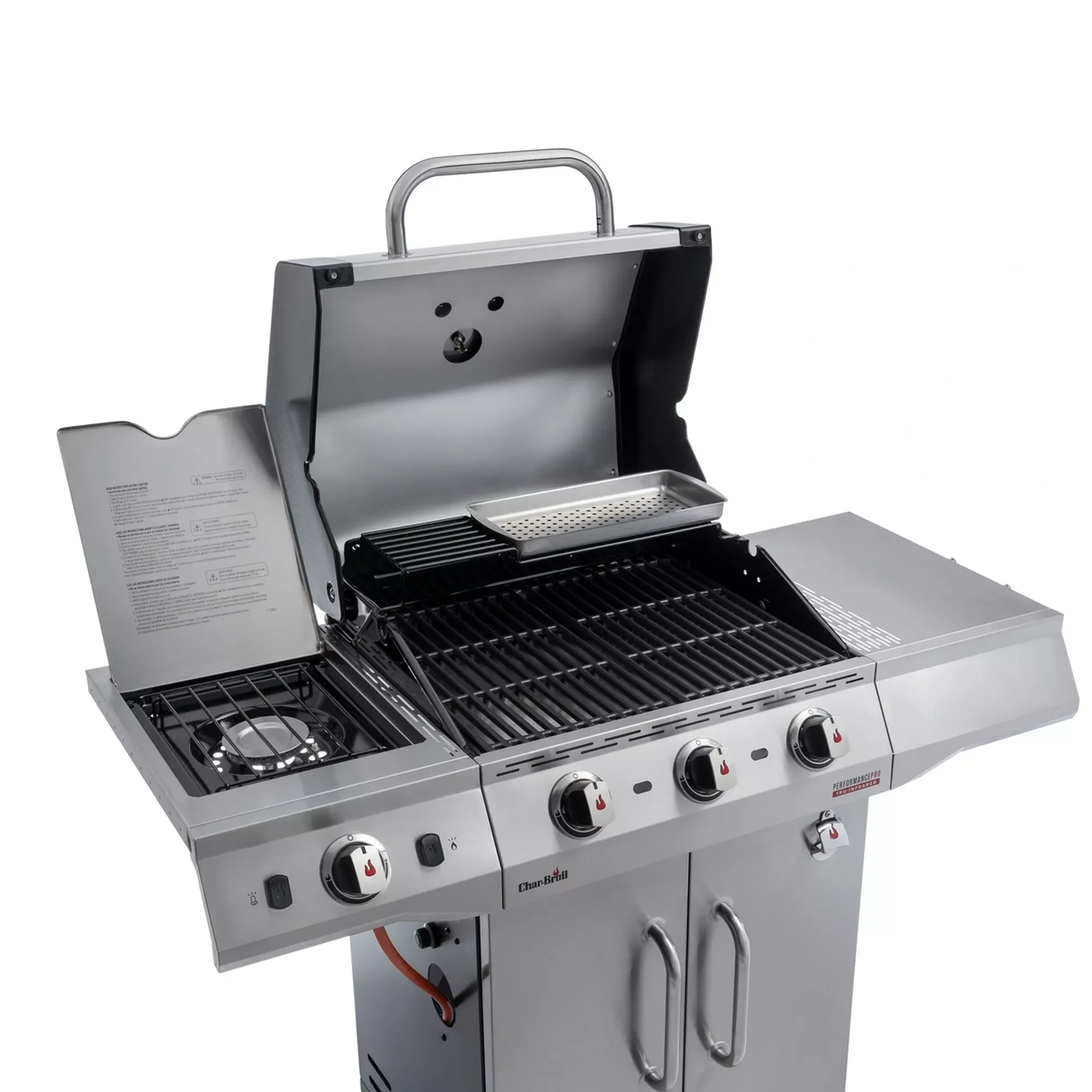 Char-Broil Performance PRO S 3 Gasgrill – 3 Brenner – TRU-Infrared – Seitenbrenner – Edelstahl Char-Broil Performance PRO S 3 Gasgrill – 3 Brenner – TRU-Infrared – Seitenbrenner – Edelstahl
