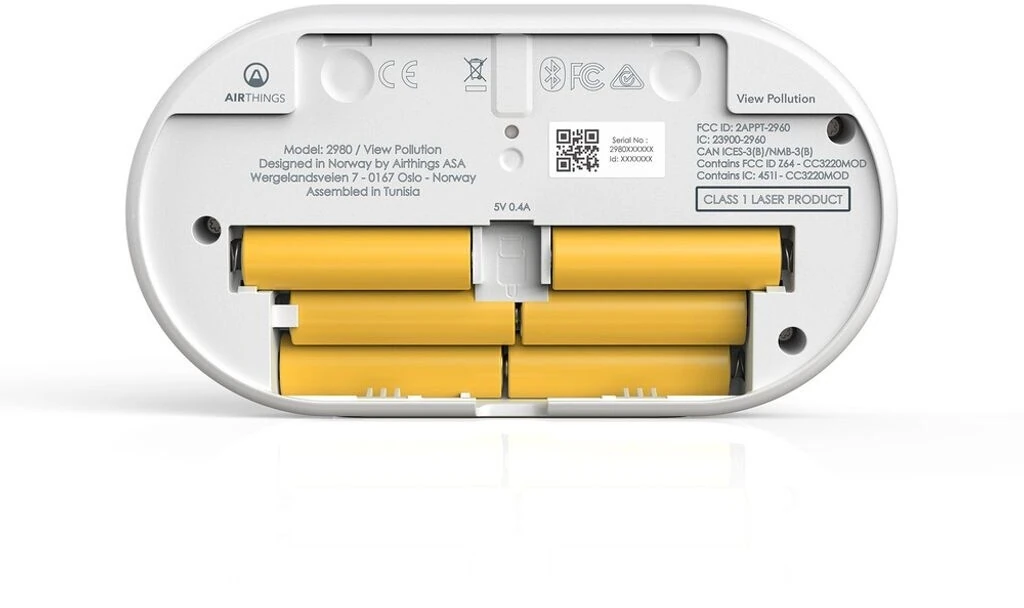 Airthings View Plus – Smart Luftqualitätsmonitor mit Radon, Feinstaub, CO₂ & mehr