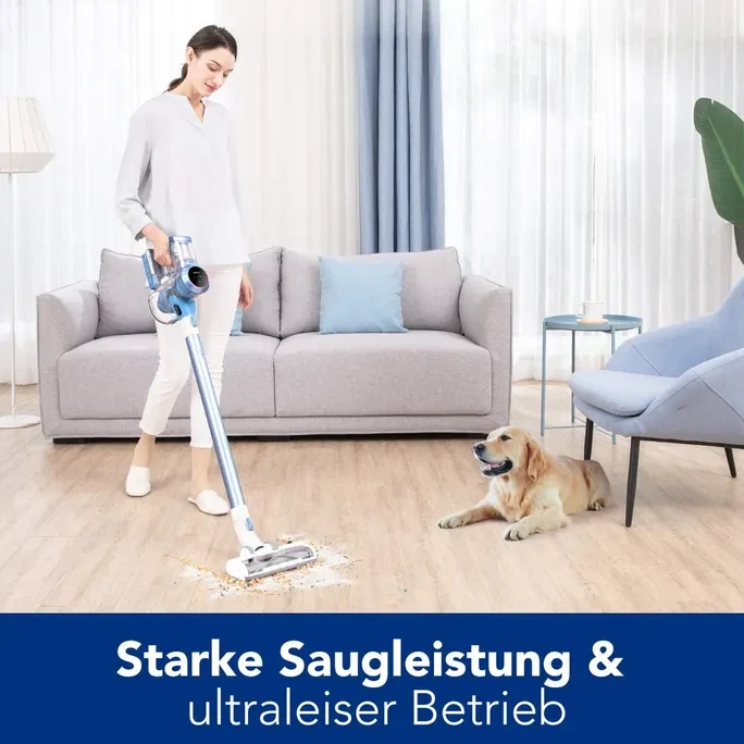 Tineco Pure One S11 Akku-Hand- und Stielstaubsauger – 450 W – 40 Min Laufzeit – Blau/Dunkelgrau
