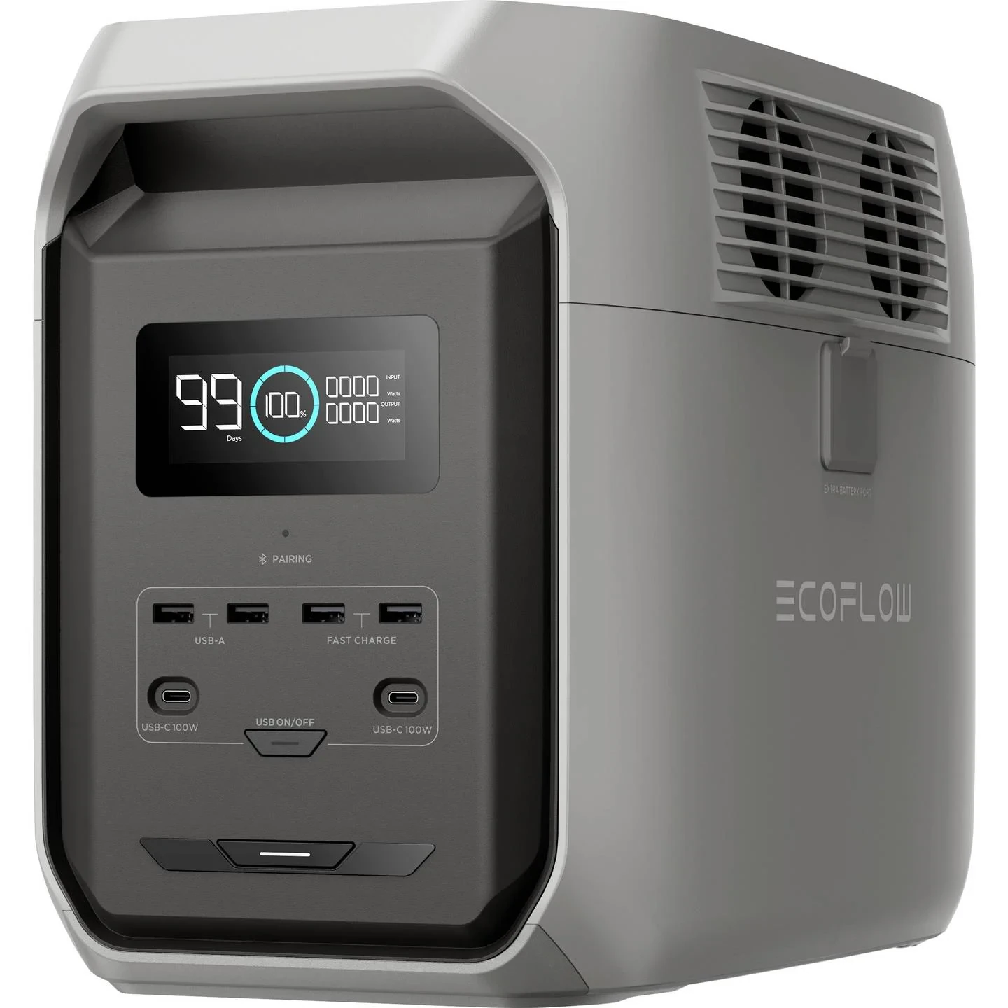 EcoFlow Delta 3 1500 Powerstation LiFePO₄ (Schwarz/Grau) EcoFlow Delta 3 1500 Powerstation LiFePO₄ (Schwarz/Grau)