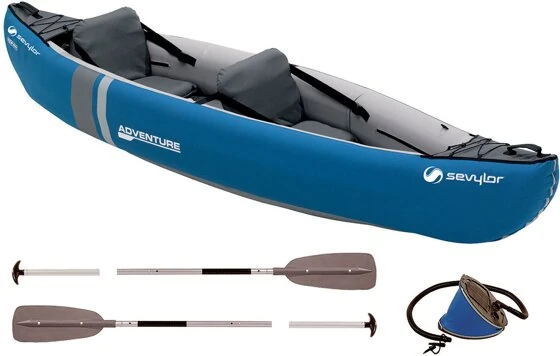 Sevylor Adventure™ Kit 2-Sitzer Schlauchboot Kajak – 314x88 cm – aufblasbar – Blau Sevylor Adventure™ Kit 2-Sitzer Schlauchboot Kajak – 314x88 cm – aufblasbar – Blau