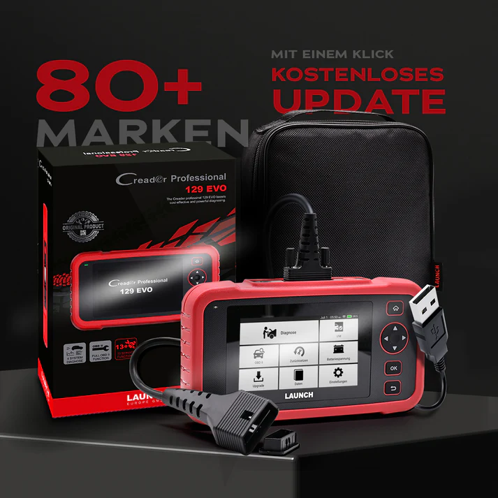 LAUNCH CRP 129 EVO V2 Fahrzeugdiagnosegerät – 8 Service-Funktionen – 5" Touchscreen – Android 7.0