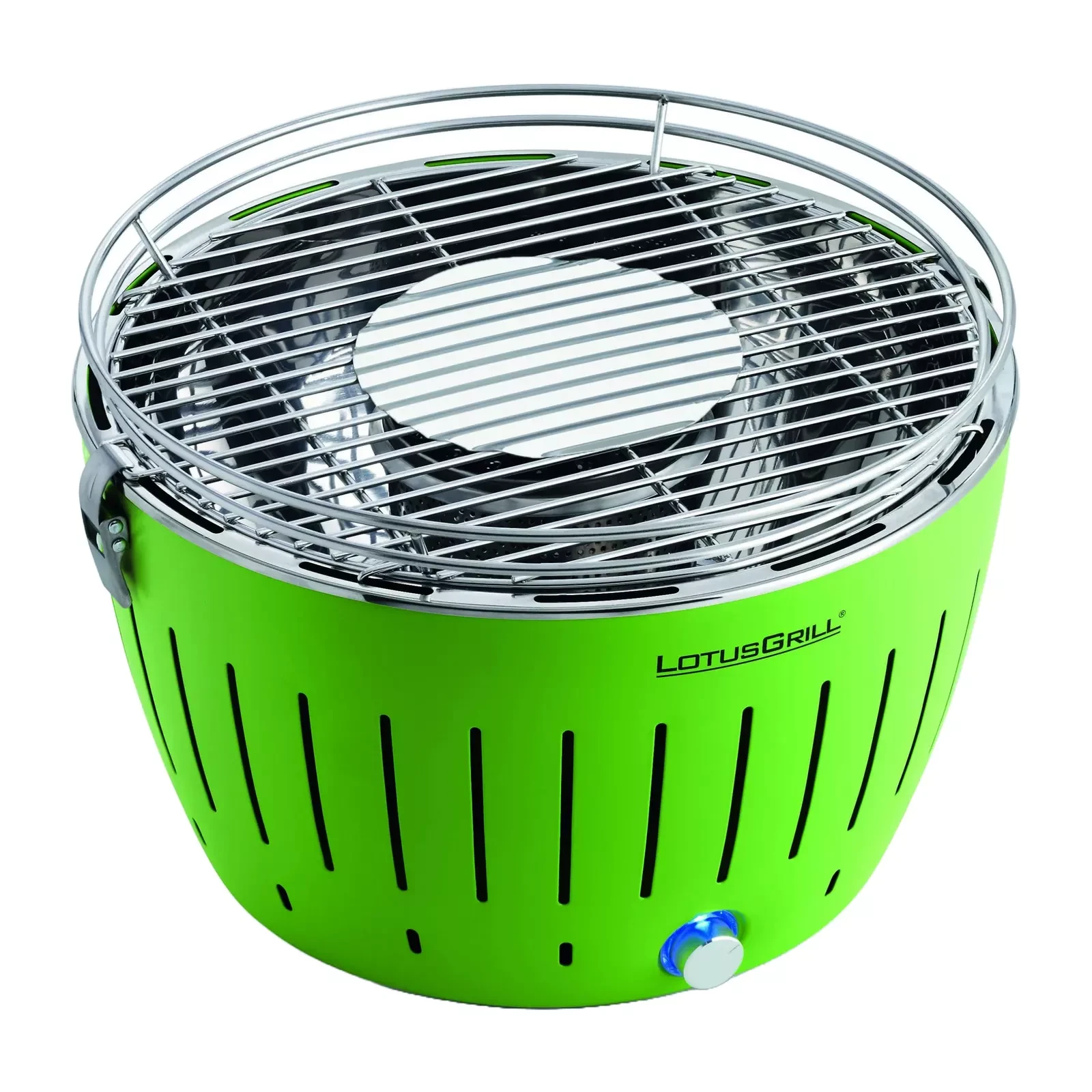 LotusGrill XL G435 Holzkohlegrill – Raucharm – Ø 40,5cm Grillrost – USB-Anschluss – Limettengrün LotusGrill XL G435 Holzkohlegrill – Raucharm – Ø 40,5cm Grillrost – USB-Anschluss – Limettengrün