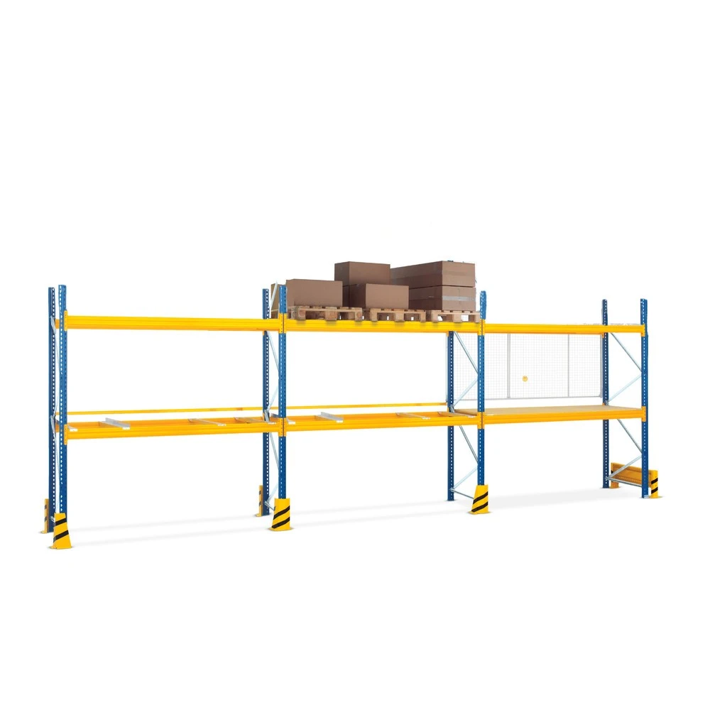 Jungheinrich Palettenregal Typ MPB – Komplettpaket, 27 Palettenplätze, 3,5 m Höhe, 3 Felder Jungheinrich Palettenregal Typ MPB – Komplettpaket, 27 Palettenplätze, 3,5 m Höhe, 3 Felder