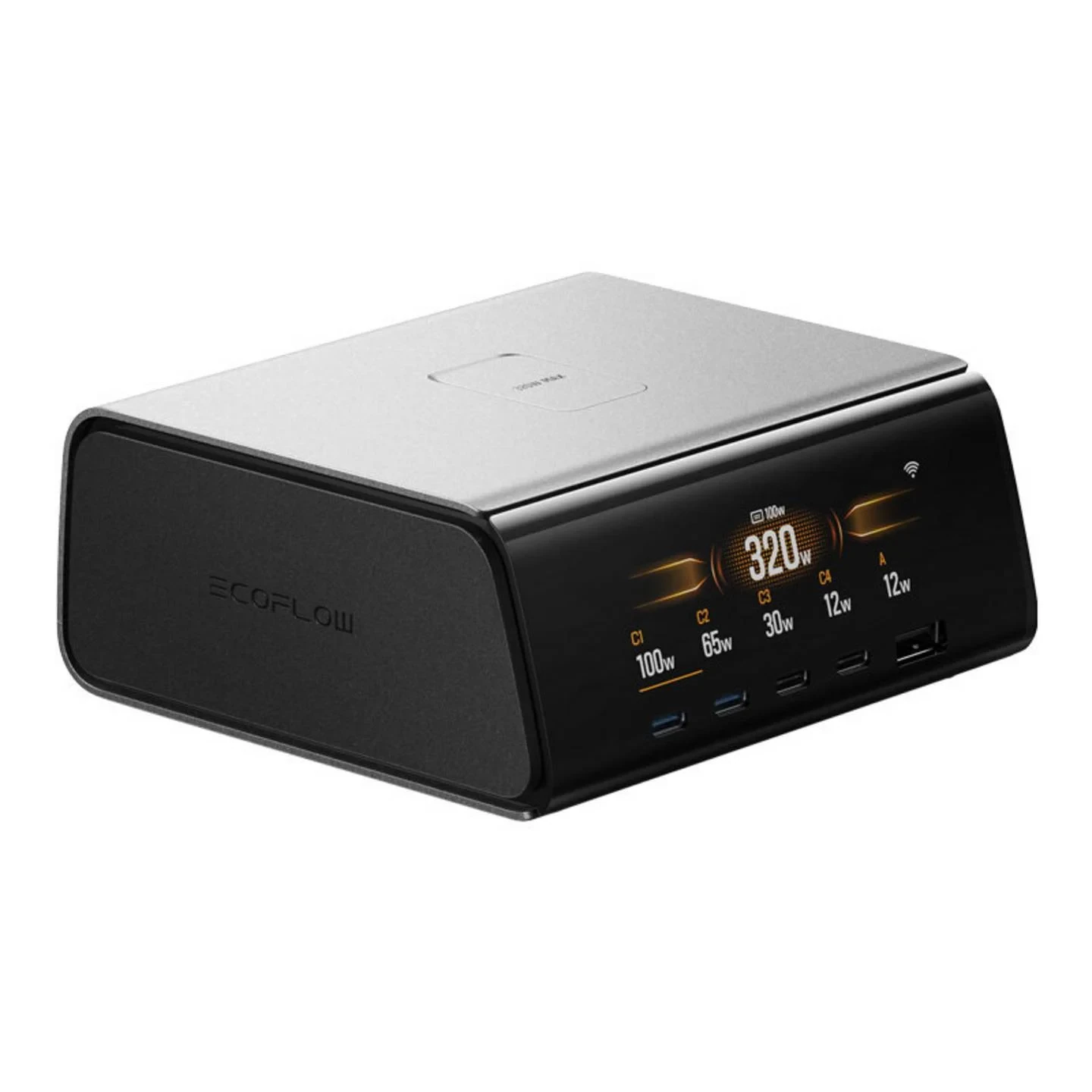 EcoFlow RAPID Pro 320W Dockingstation, 4×USB-C, 1×USB-A, GaN EcoFlow RAPID Pro 320W Dockingstation, 4×USB-C, 1×USB-A, GaN