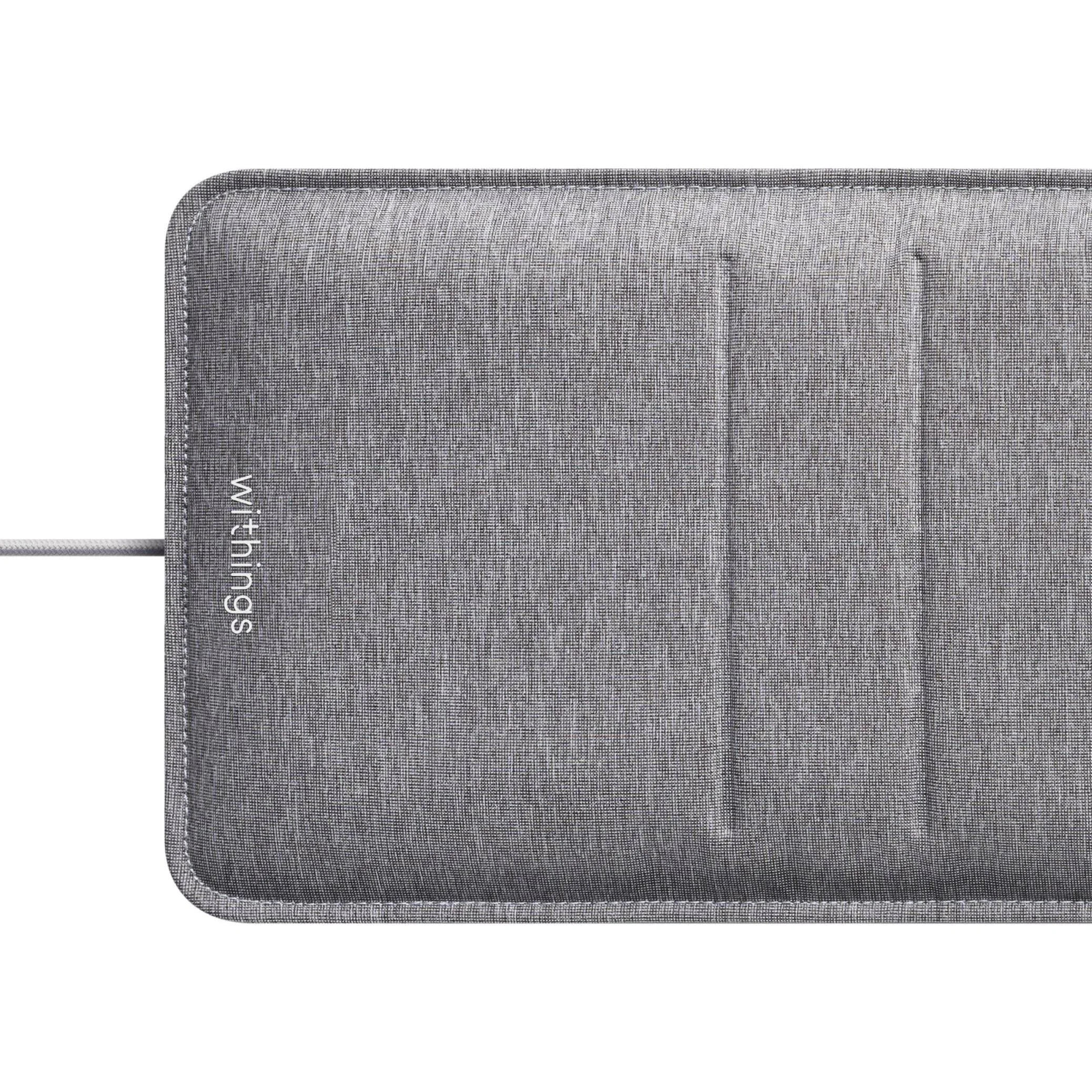 Withings Sleep Analyzer Schlaftracker – Pneumatischer Sensor – Echtzeit-Analyse – 63,7cm – Grau