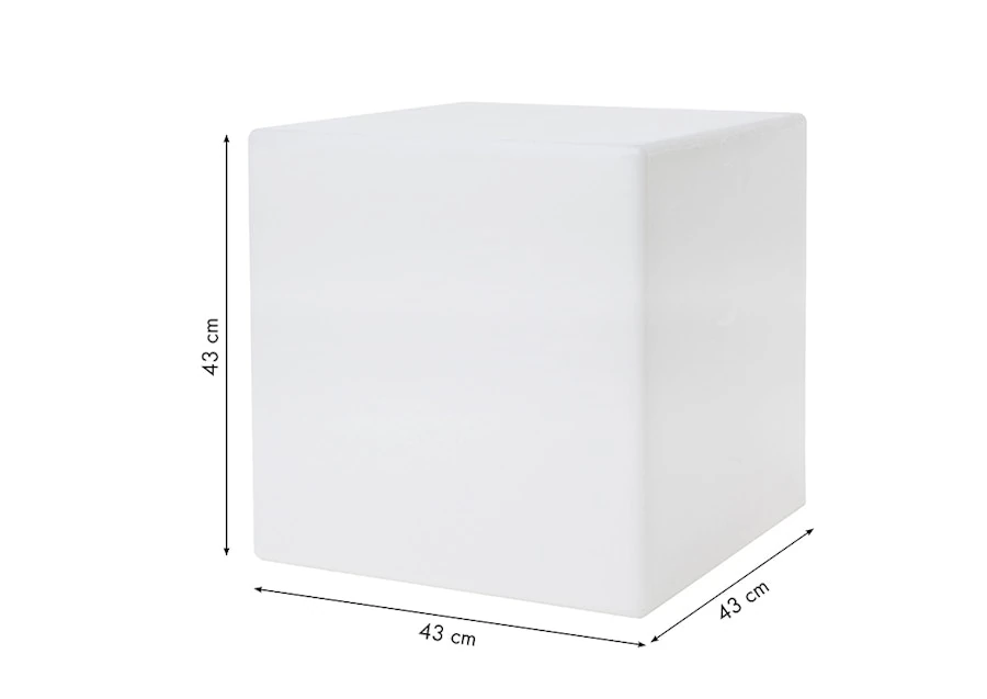 BIG CUBE kabelloser Lichtwürfel 43cm von Smart and Green BIG CUBE kabelloser Lichtwürfel 43cm von Smart and Green