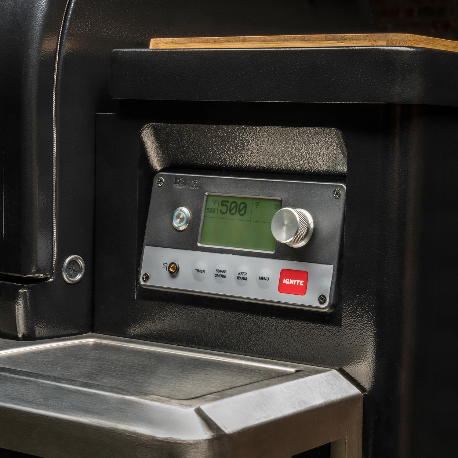 Traeger Timberline 850 Pelletgrill – XXL Grillfläche 5.484cm² – D2 Controller – WiFi – Schwarz