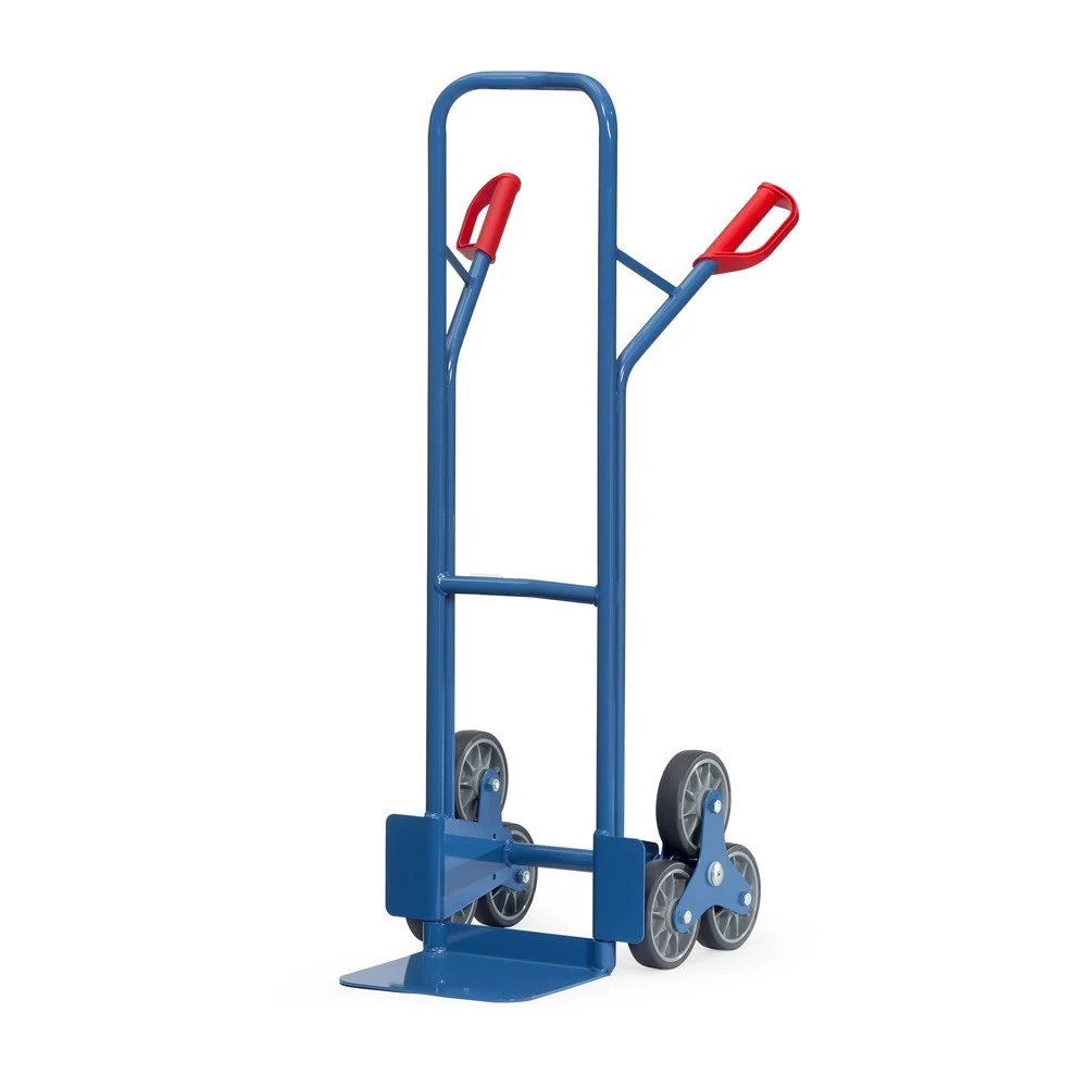 fetra® Treppenkarre – 3-armiger Radstern, Tragkraft 200 kg, Schaufel 320 × 250 mm, Stahl fetra® Treppenkarre – 3-armiger Radstern, Tragkraft 200 kg, Schaufel 320 × 250 mm, Stahl