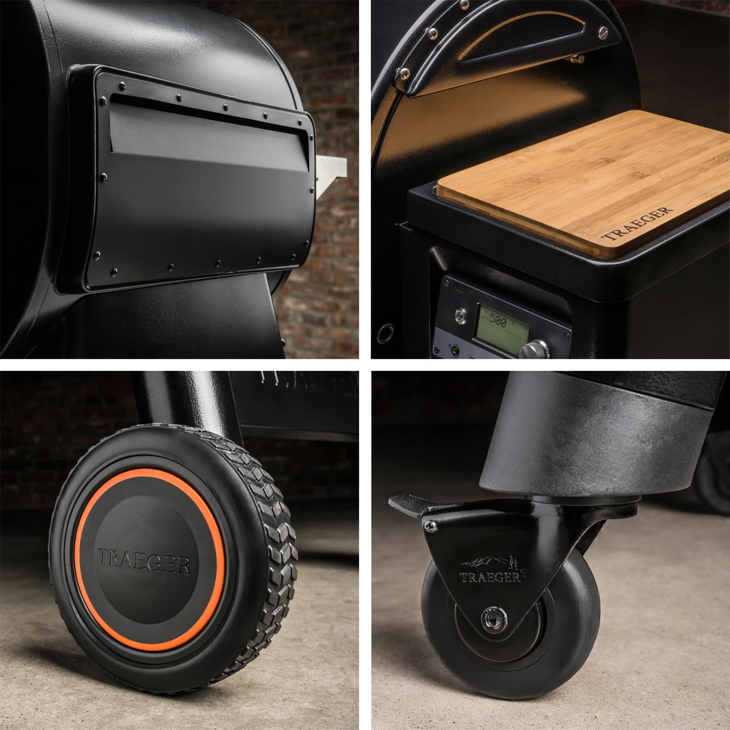 Traeger Timberline 850 Pelletgrill – XXL Grillfläche 5.484cm² – D2 Controller – WiFi – Schwarz