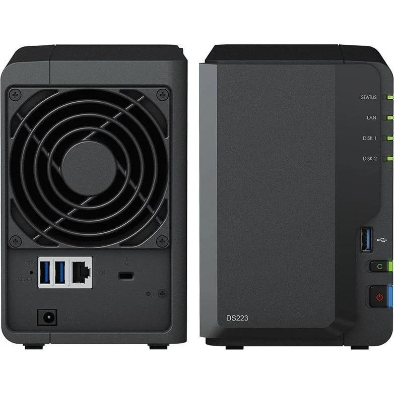 Synology DS223 NAS – 2-Bay – Private Cloud – Schwarz Synology DS223 NAS – 2-Bay – Private Cloud – Schwarz